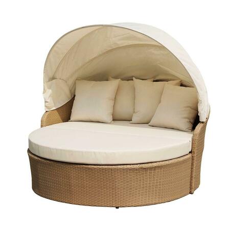 CTE TRADING Outdoor Patio Furniture Canopy Daybed CTE1407BRBE